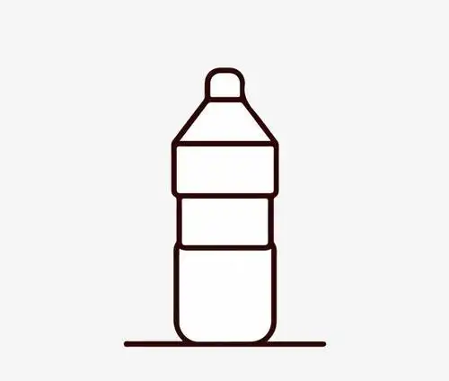 哇哈哈矿泉水 矢量图免费下载 矿泉水瓶简笔 饮料 时尚 卡通 瓶 学校