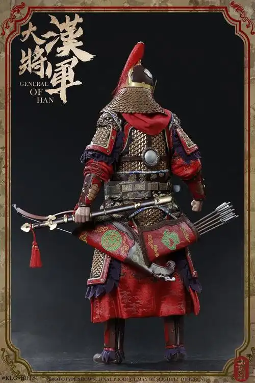 16古代将军模型klgr018兵人模型明朝系列大汉将军可动人偶豪华版