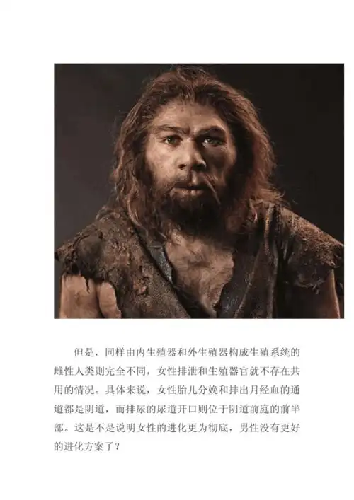 雄性人类都是排泄和生殖共用一个器官,女性比男性进化更彻底?