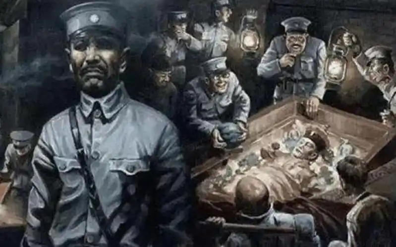 孙殿英是有名的盗墓贼,当年盗乾隆墓,为什么要敲掉乾隆的牙齿?