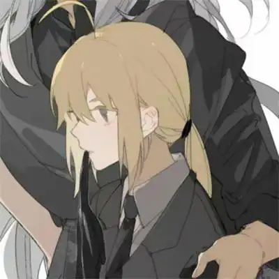 动漫情头男女一人一半超甜情头宠溺又幸福的微信情侣头像图片