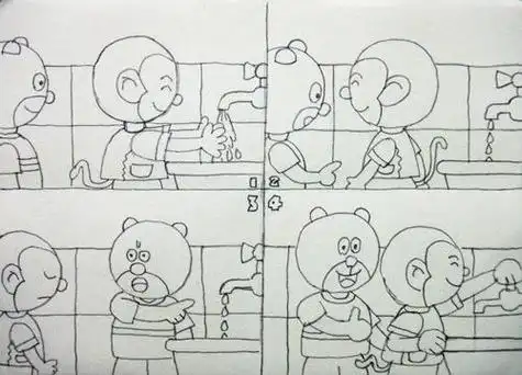 连环画简笔画4格 连环画简笔画4格简单