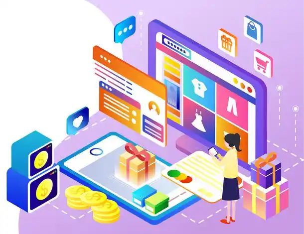 2.5d电商零售屏幕购物