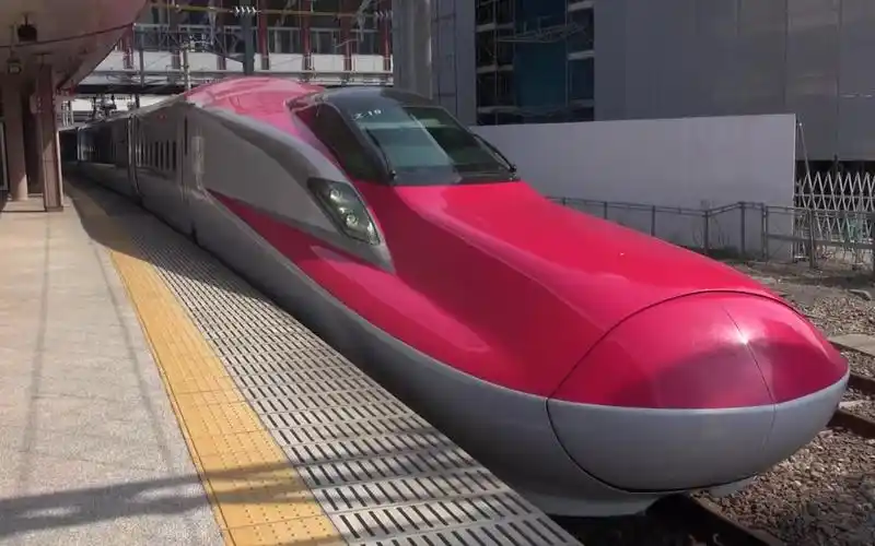 e6系 秋田新干线 小町 秋田站 japanese bullet train - shinkannen