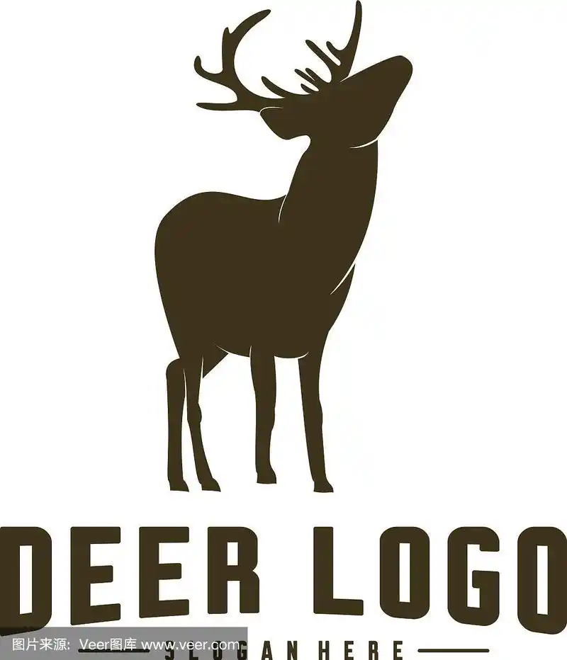 鹿的标志设计标志鹿的标志鹿的剪影