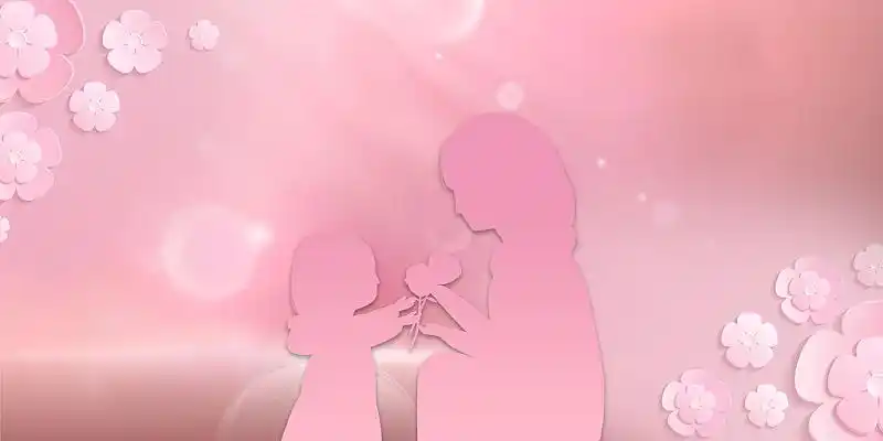 母亲节简约背景图片