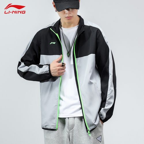 李宁运动外套2022早春新款休闲训练长袖运动服运动茄克