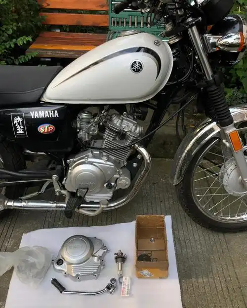雅马哈天俊125yamahasp125改装脚启动打火
