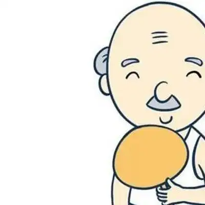 简笔画人物头像爷爷