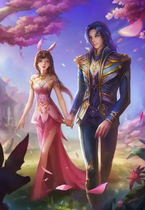 斗罗大陆唐三小舞牵手图片高清_斗罗大陆唐三小舞牵手图片高清-摔跤