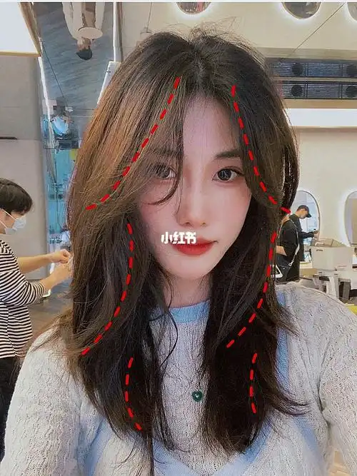 没有一个女生能拒绝不烫不染裁剪出来发型