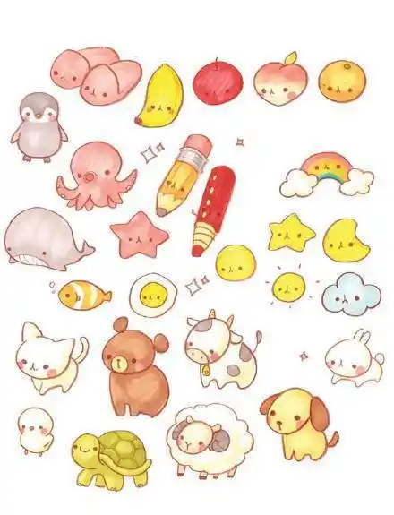 最新可爱的简笔画 可爱简笔画小图案