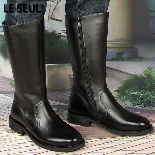 马靴男高筒靴真皮
