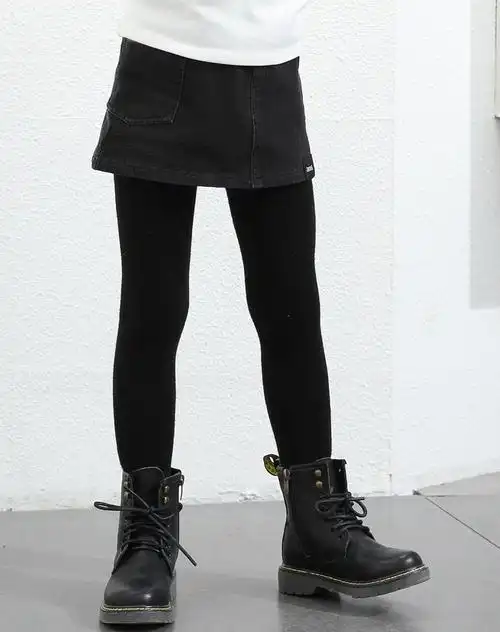 黑色纯色百搭打底裤袜