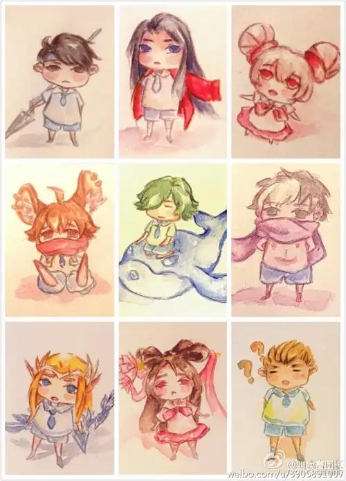 王者荣耀英雄q版