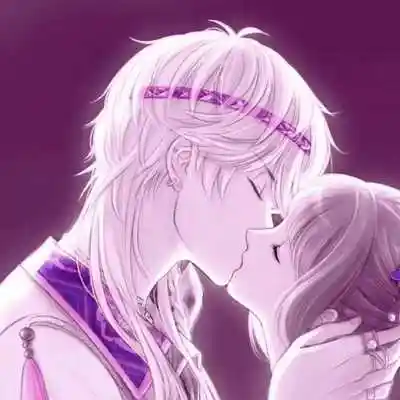 一对浪漫亲密动漫爱人头像,情侣头像图片-回车桌面