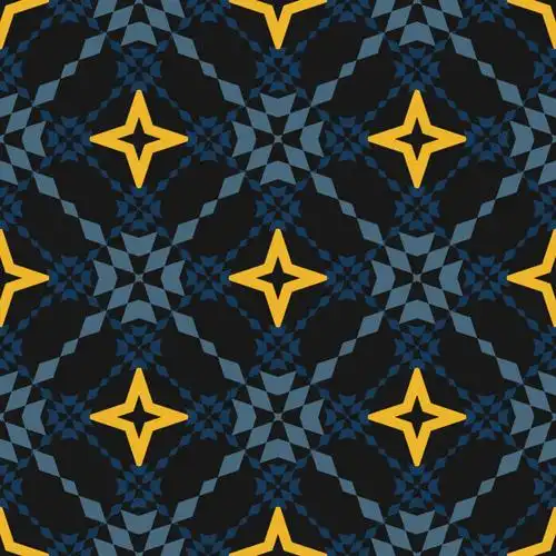 四方连续纹样,无人,循环元素,蓝色,绘画插图正版矢量图素材下载