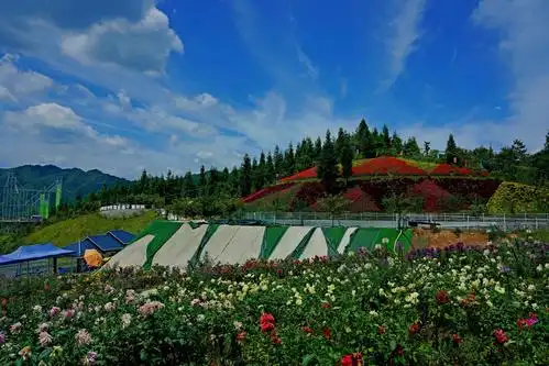 云中花都:位于重庆石柱县冷水镇八龙村,占地3000亩,园区平均温度21度