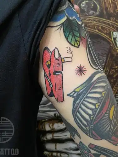 oldschool小图_纹身图案手稿图片_小吉的纹身作品集