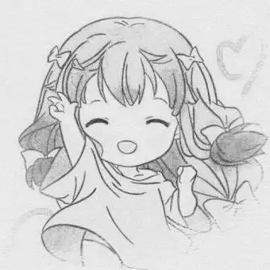 铅笔画可爱素描动漫女生头像