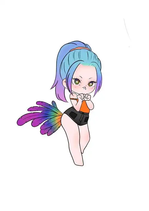 生肖虎和生肖鸡的q版拟人化设计|平面|ip形象|z61509688_原创作品