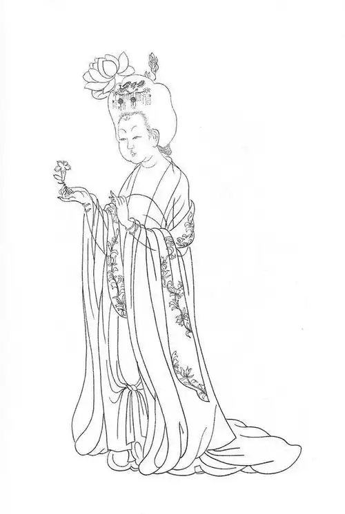 古代人物线描画谱