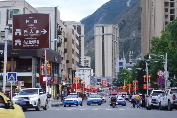 四川阿坝汶川县风光