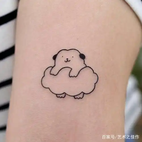 简单的小纹身,也可以这么萌