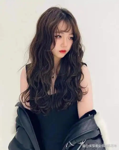 长发烫全头极具风情