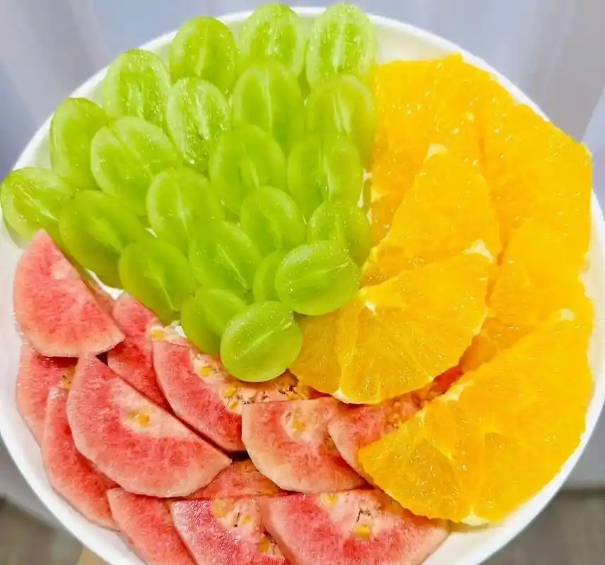 这么好看的水果拼盘,太有食欲啦