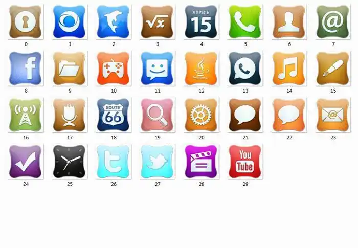 创意手机桌面图标