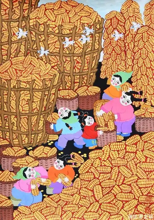 画说丰收潍坊市首届农民画展亮相山东省庆祝2019年中国农民丰收节