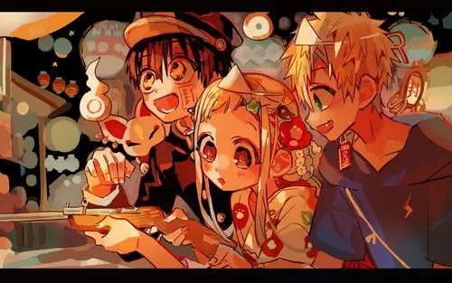 「地缚少年花子君」あいだいろ新绘宣传绘·头像·版头等图