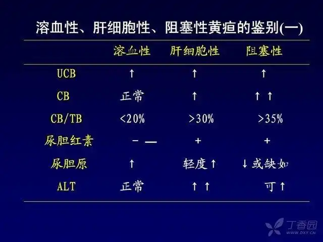 黄疸的鉴别诊断及处理