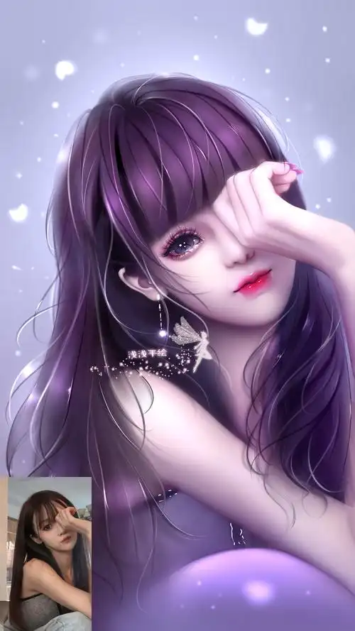 真人照片转手手绘头像卡通绘画素描肖像漫画手绘真人漫画