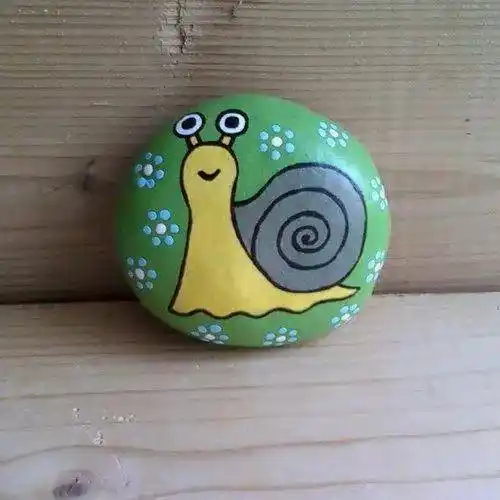 简单有趣的石头画,让孩子边玩边学,大人小孩都爱玩的手工画