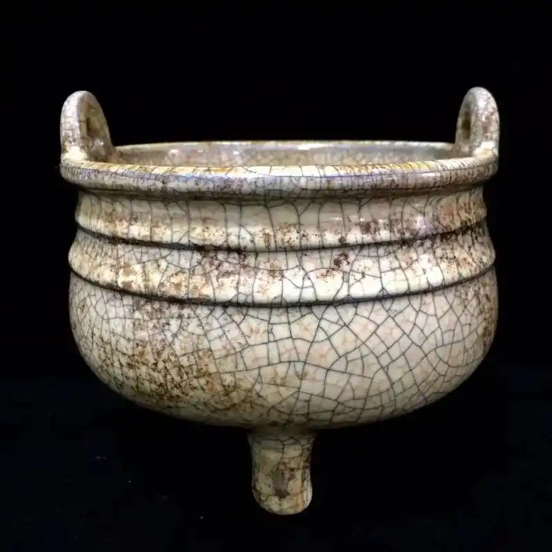 宋哥窑瓷香炉3280#宋瓷 - 抖音