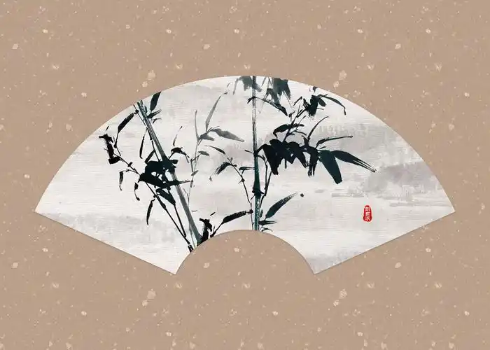 六幅扇面水墨画新作