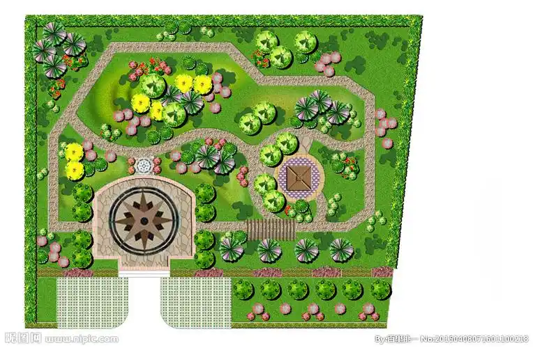 绿化平面图图片