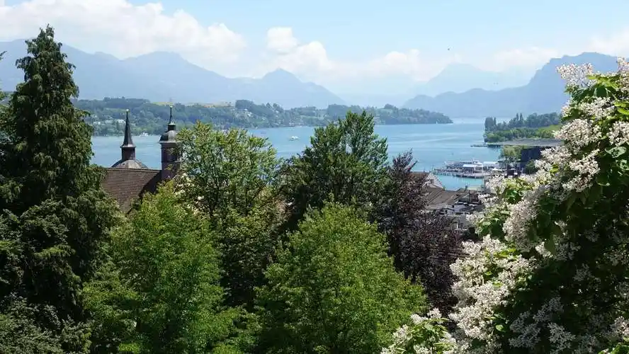 瑞士~欧洲大公园,前看山水如画,后看田园风光,上看冰川雪峰,下看绿茵