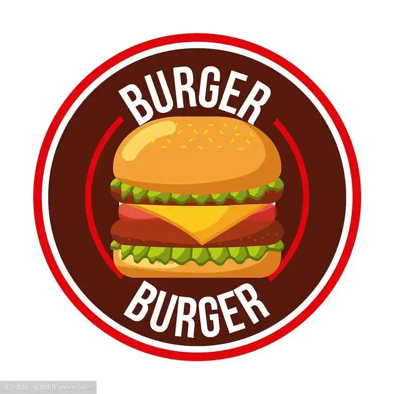 汉堡图标快餐店菜单