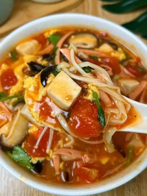 家常豆腐番茄胡辣汤03简单易做简直鲜掉眉毛啦