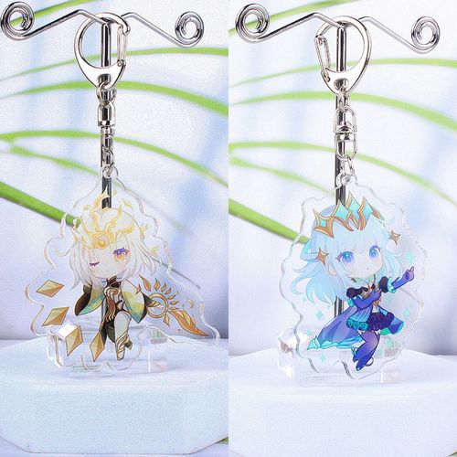 王者荣耀钥匙扣书包小挂件刺客镜碎之刃皮肤炽阳神光虞姬启明星使