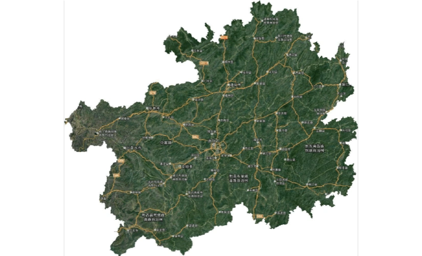 贵州省谷歌卫星地图下载