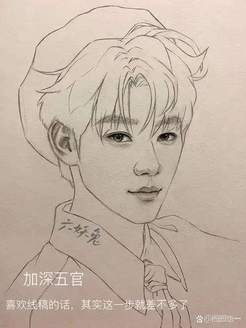 手把手教你画张真源 看图说话