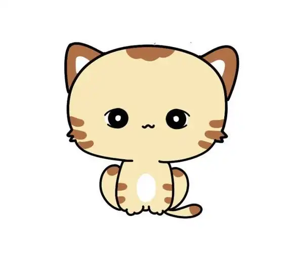 动物简笔画,小猫的图画,小猫简笔画,简笔画图片