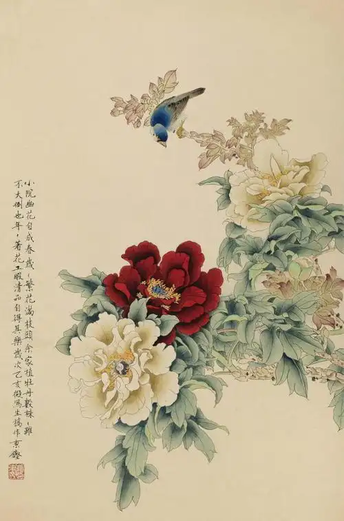 中国工笔花鸟画欣赏,(一)