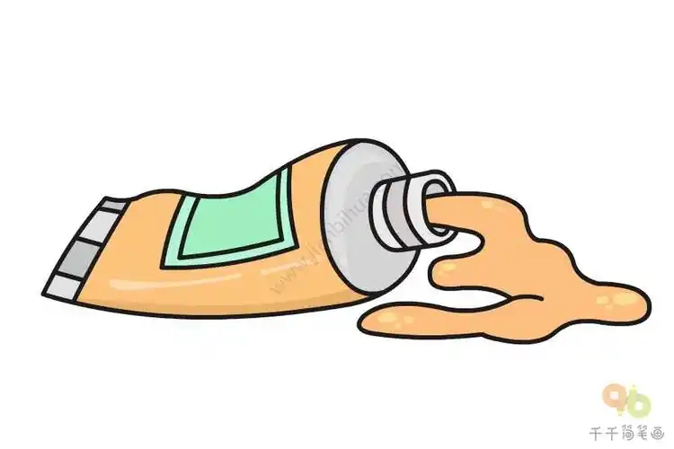 颜料简笔画怎么画