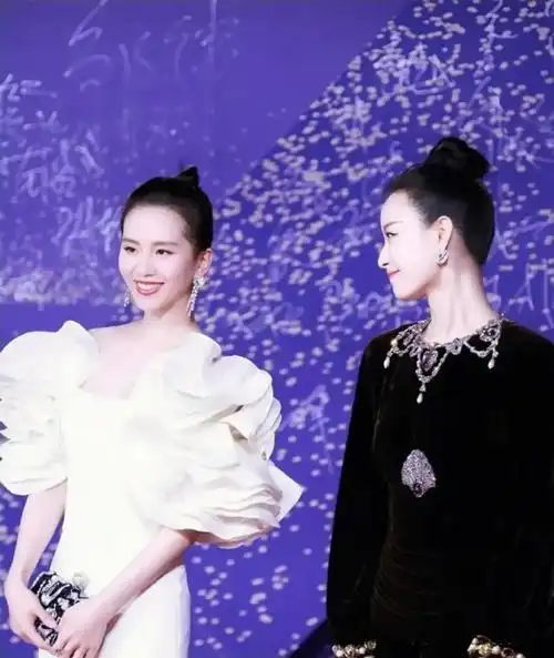 刘诗诗倪妮同穿高定裙走红毯终于见识到女性体态美的最高境界