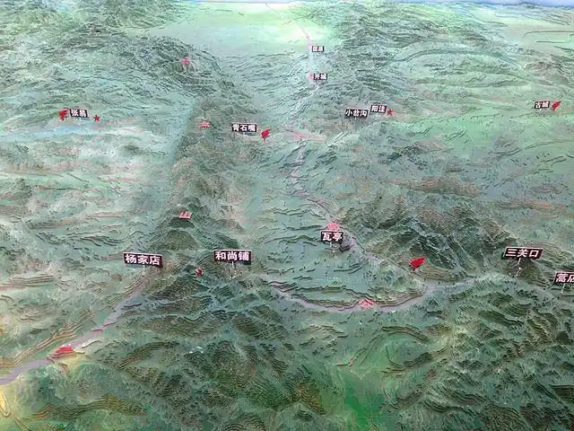 六盘山地形铁蛇狂舞